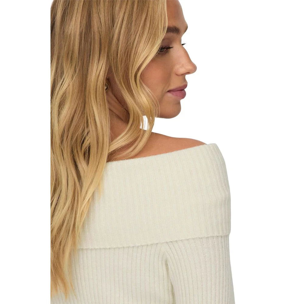 Only Cream Viscose Sweater - IT38|XS