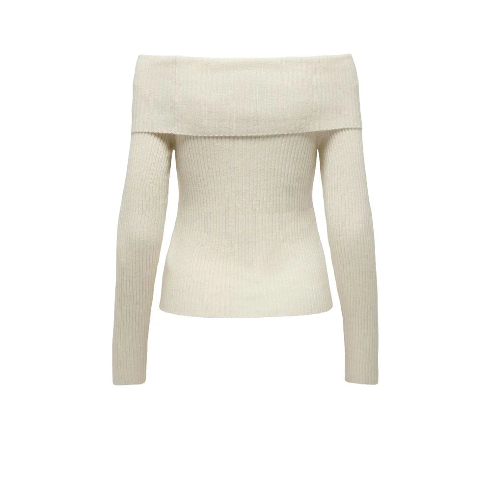 Only Cream Viscose Sweater - IT38|XS