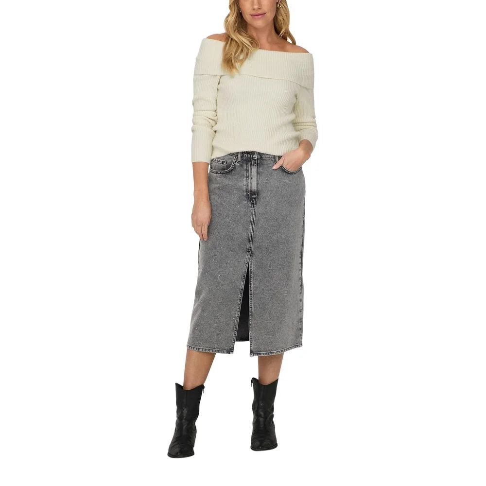 Only Cream Viscose Sweater - IT38|XS - Sweaters