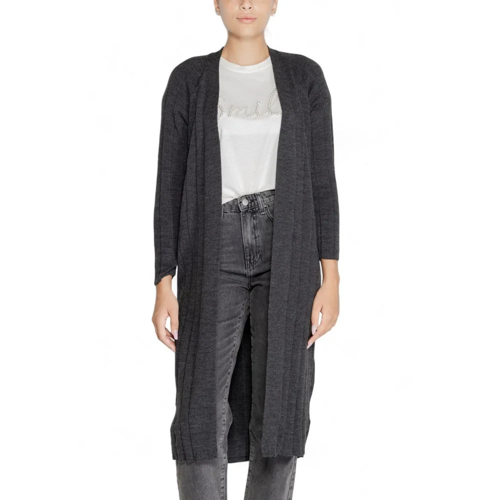 Only Gray Marabou Cardigan - IT40|S