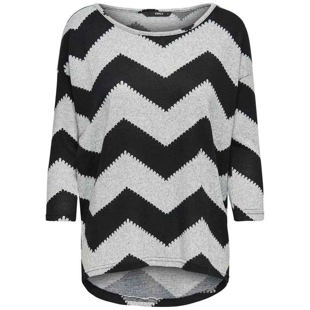 Only Gray Polyester Sportswear - Shirts