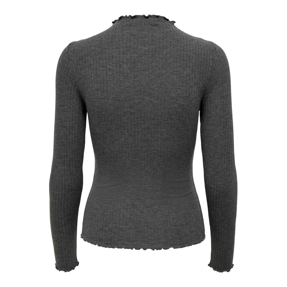 Only Gray Polyester Turtleneck - IT38|XS - Sweaters
