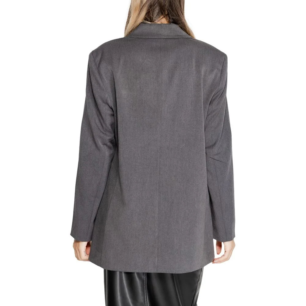 Only Gray Recycled Polyester Blazer - IT38|XS - Coats & Jackets