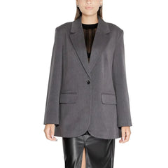 Only Gray Recycled Polyester Blazer - IT38|XS - Coats & Jackets