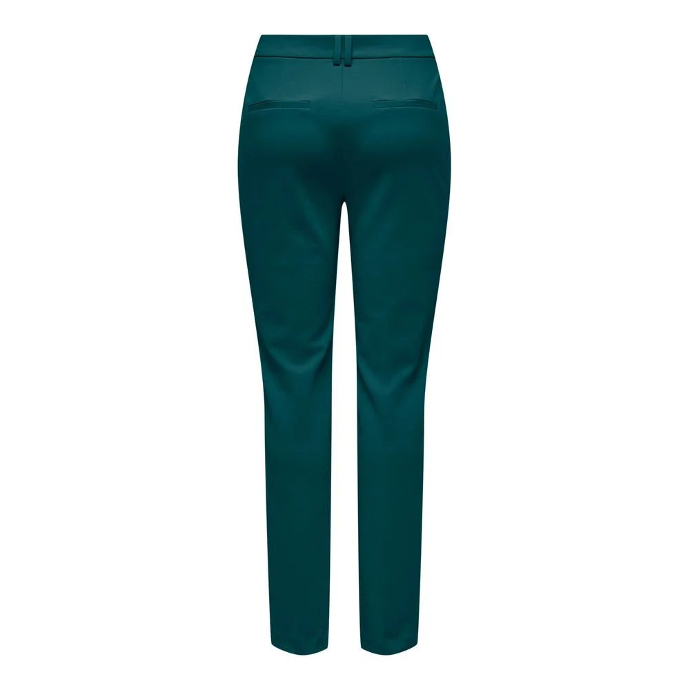 Only Green Polyester Pant - Trousers