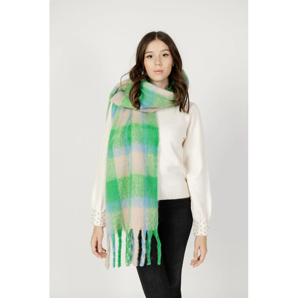 Only Green Polyester Scarf - One Size - Scarves & Shawls