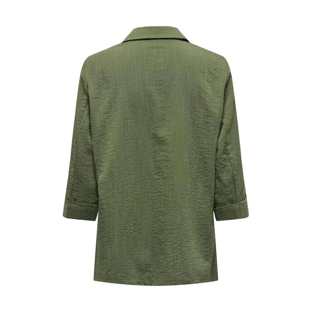 Only Green Viscose Blazer - Coats & Jackets