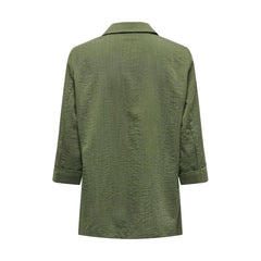 Only Green Viscose Blazer - Coats & Jackets