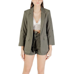Only Green Viscose Blazer - IT36|XXS