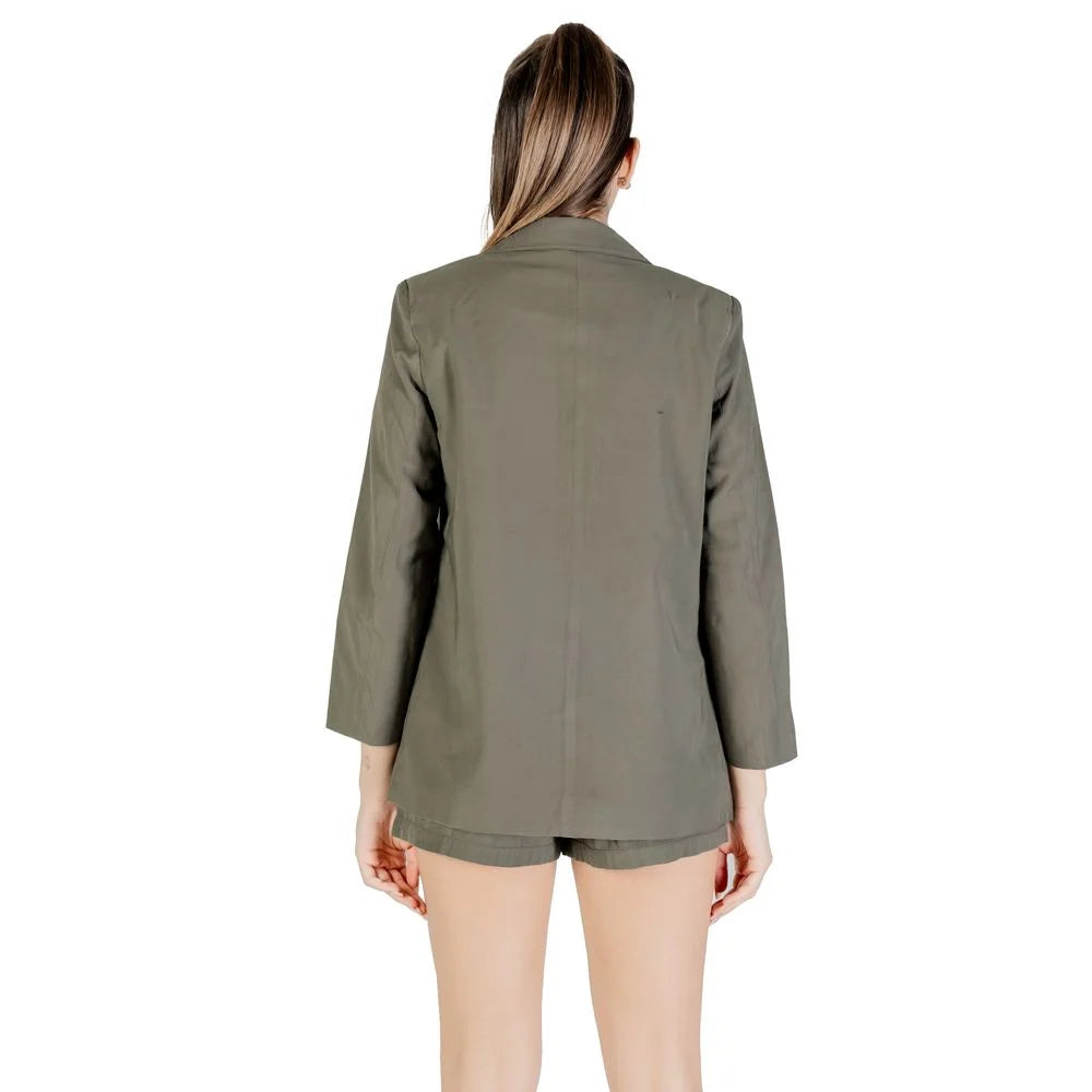 Only Green Viscose Blazer - IT36|XXS