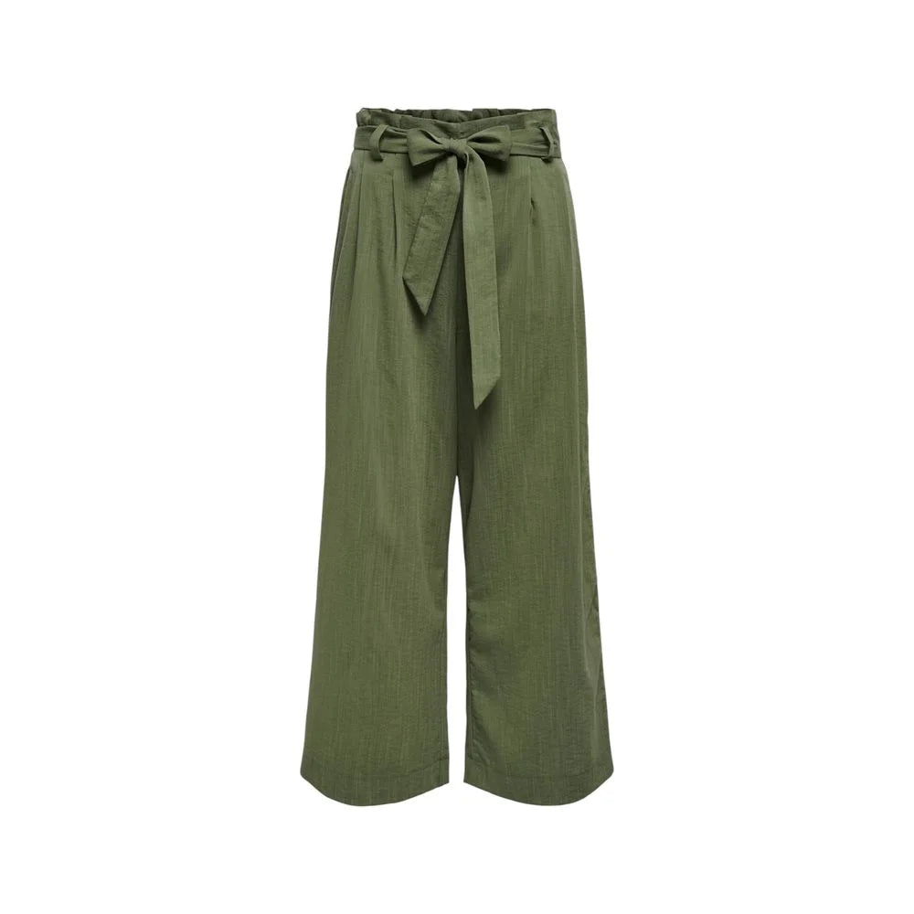 Only Green Viscose Pant - IT40|S - Trousers