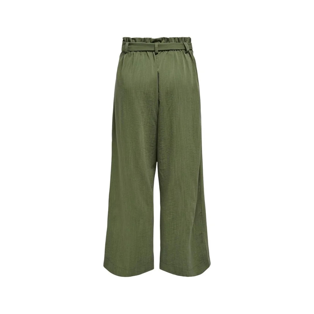 Only Green Viscose Pant - IT40|S - Trousers