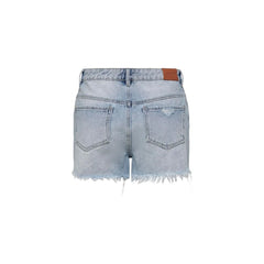 Only Light Blue Cotton Short - Denim Shorts
