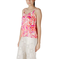 Only Multicolor Recycled Polyester Tank Top - Tank Tops