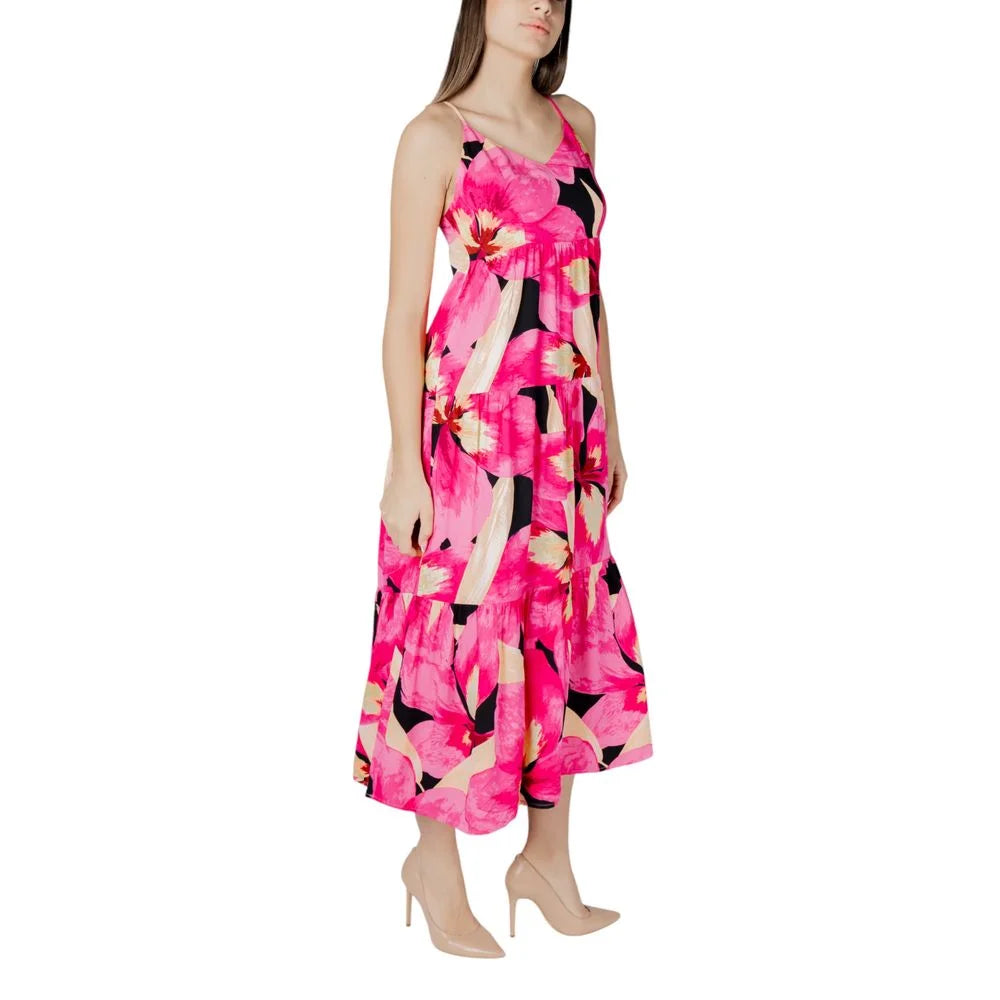 Only Multicolor Viscose Long - Dresses