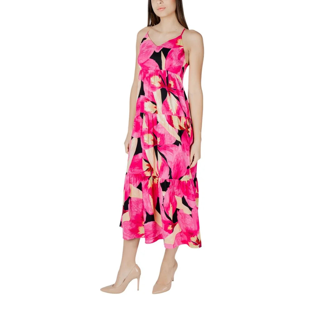 Only Multicolor Viscose Long - Dresses