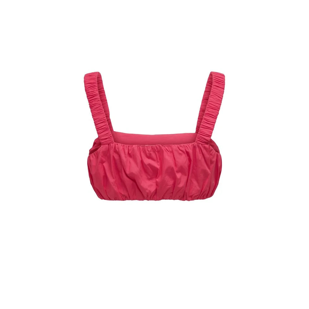 Only Orange Cotton Top - IT42|M - Tank Tops