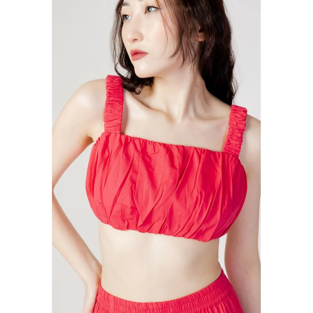 Only Orange Cotton Top - IT42|M - Tank Tops