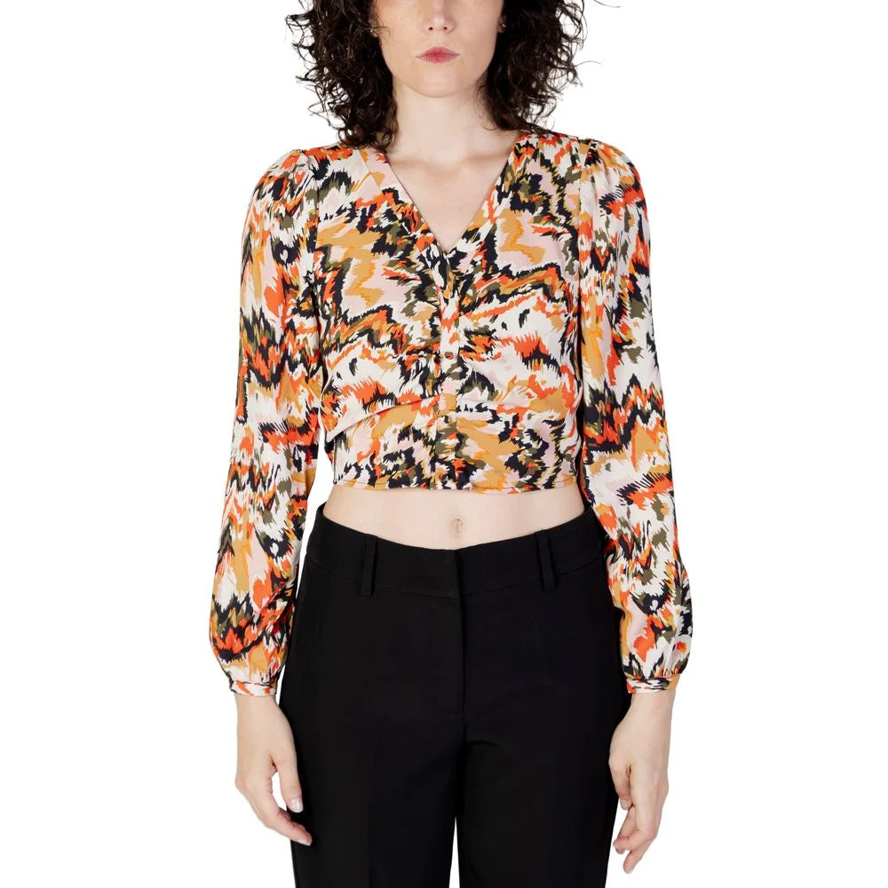 Only Orange Polyester Blouse - Blouses
