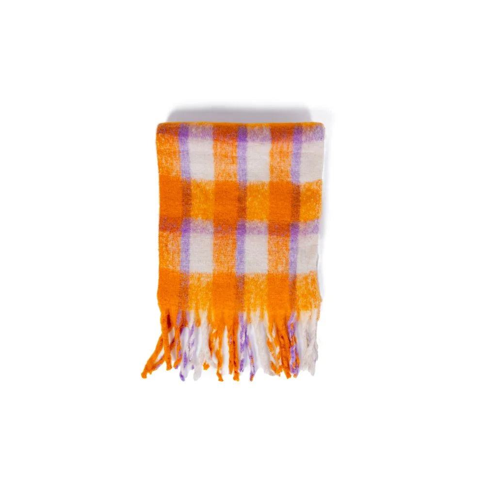 Only Orange Polyester Scarf - One Size - Scarves & Shawls