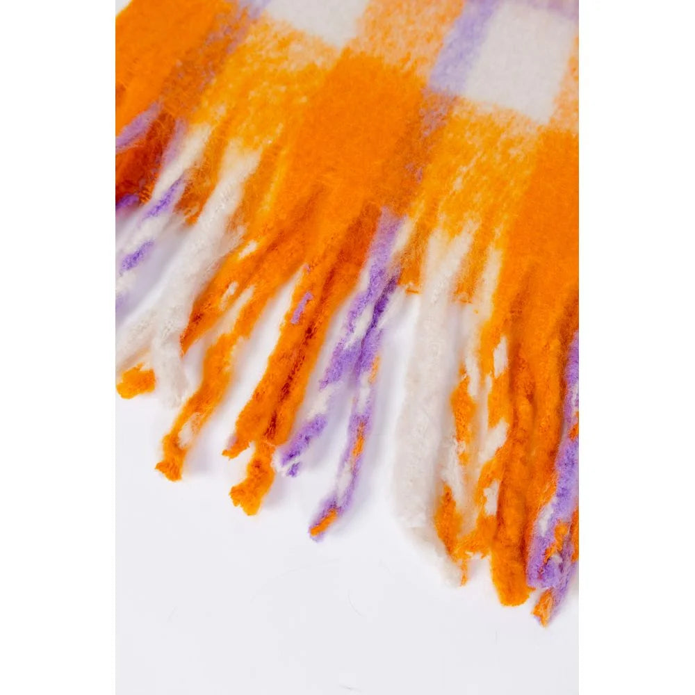 Only Orange Polyester Scarf - One Size - Scarves & Shawls