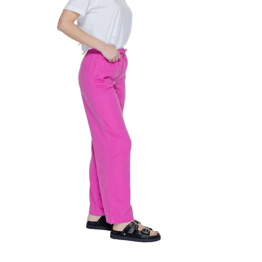 Only Pink Linen Pant - M/32 - Trousers