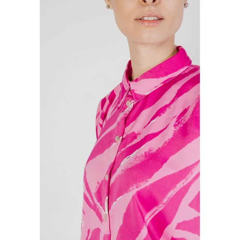 Only Pink Polyester Shirt - Shirts