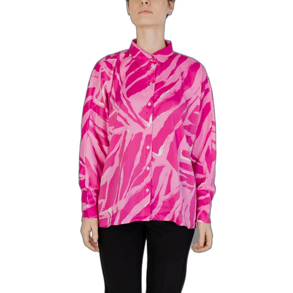 Only Pink Polyester Shirt - Shirts