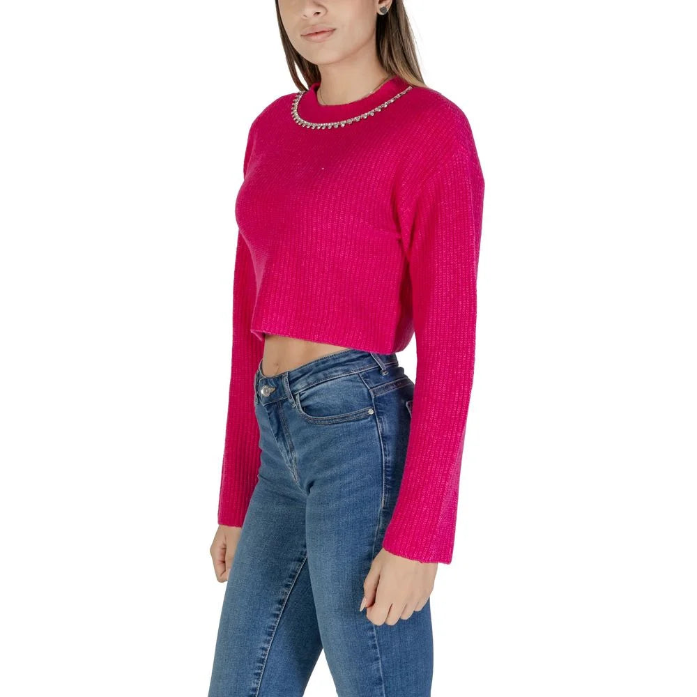 Only Pink Recycled Polyester Sweater - IT44|L