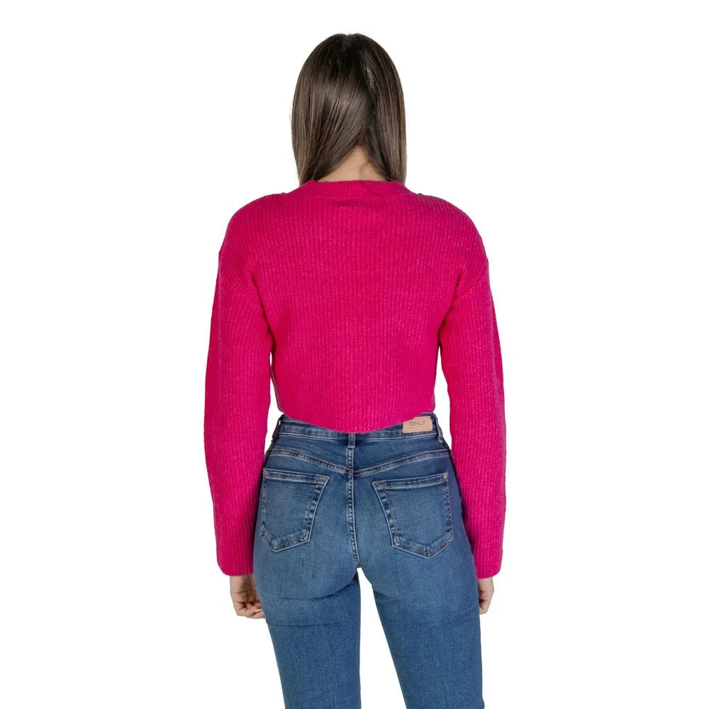 Only Pink Recycled Polyester Sweater - IT44|L
