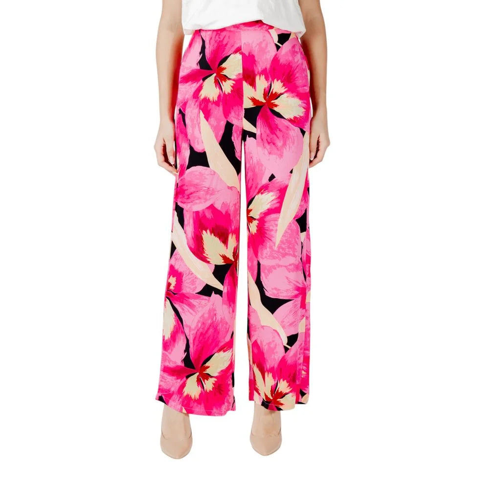 Only Pink Viscose Pant - IT42|M - Trousers
