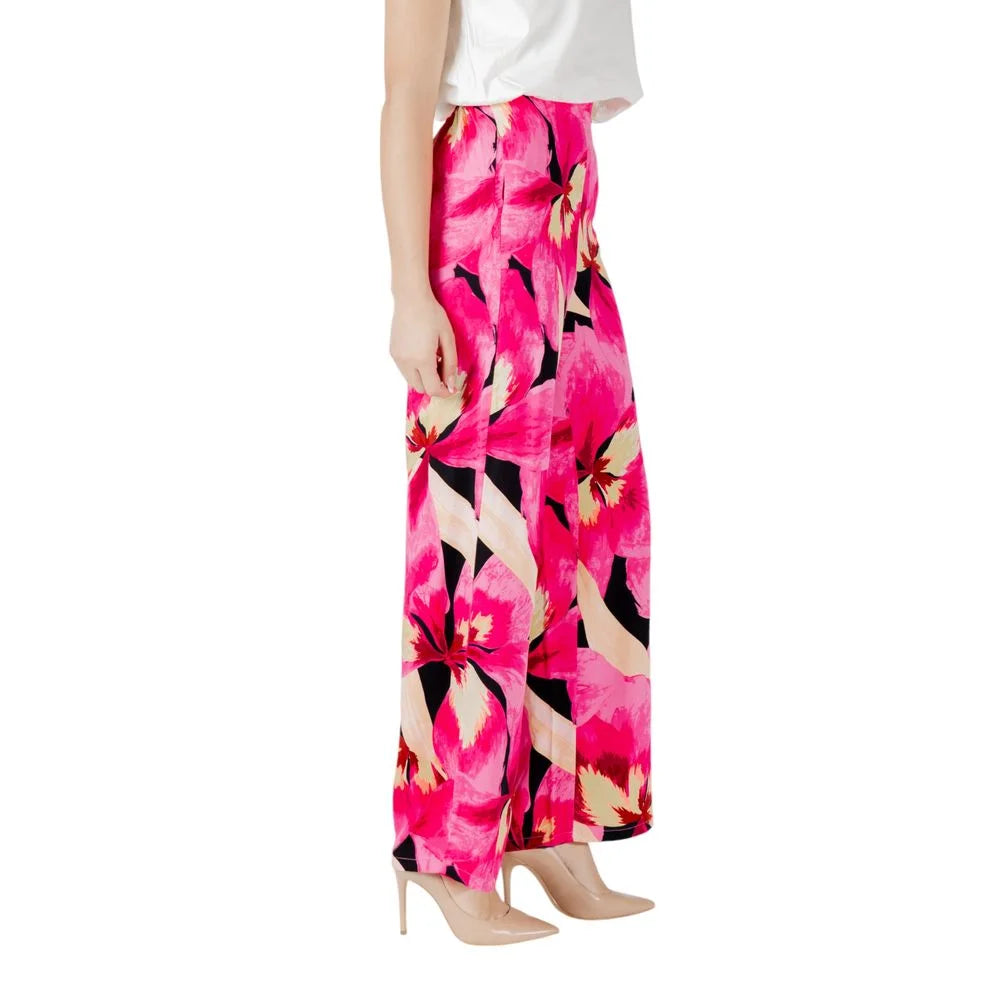 Only Pink Viscose Pant - IT42|M - Trousers