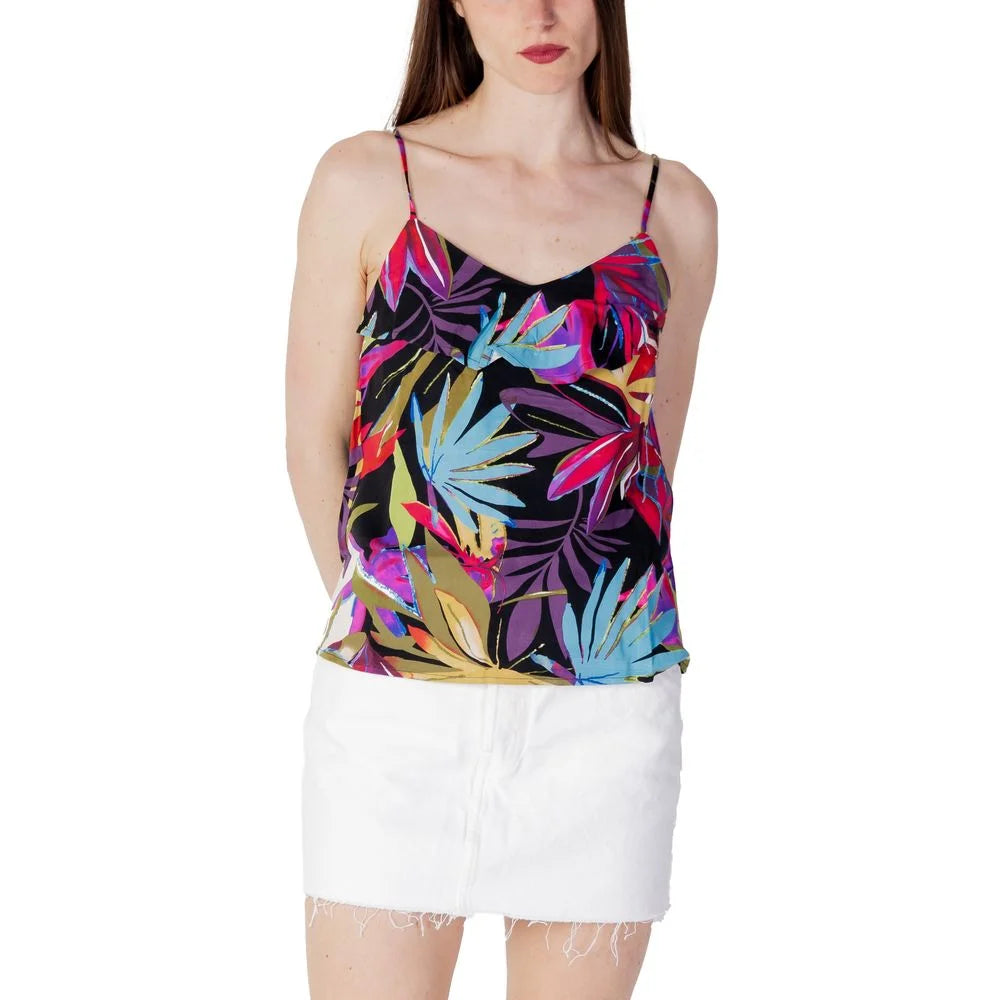 Only Pink Viscose Tank Top - IT42|M - Tank Tops