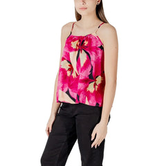 Only Pink Viscose Tank Top - IT44|L - Tank Tops