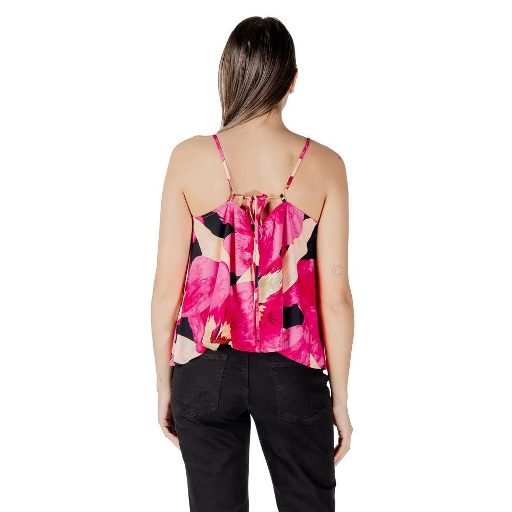 Only Pink Viscose Tank Top - IT44|L - Tank Tops