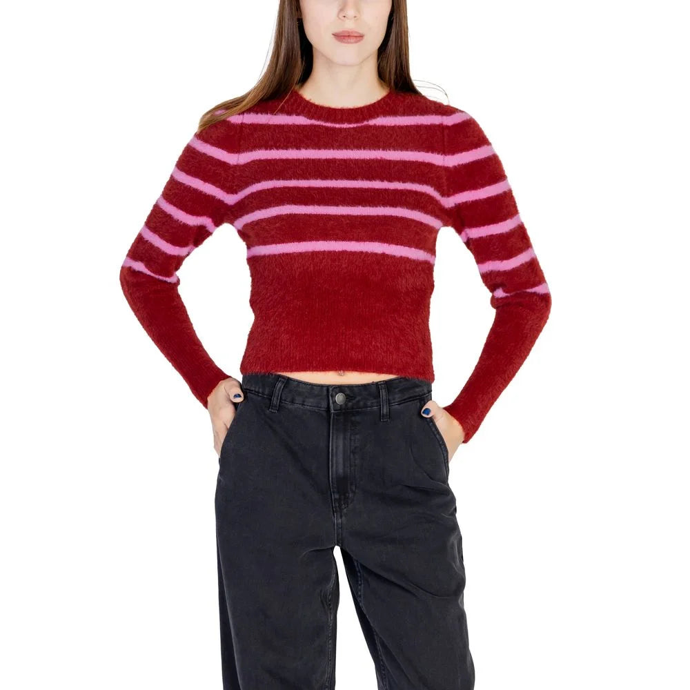 Only Red Nylon Sweater - IT44|L - Sweaters