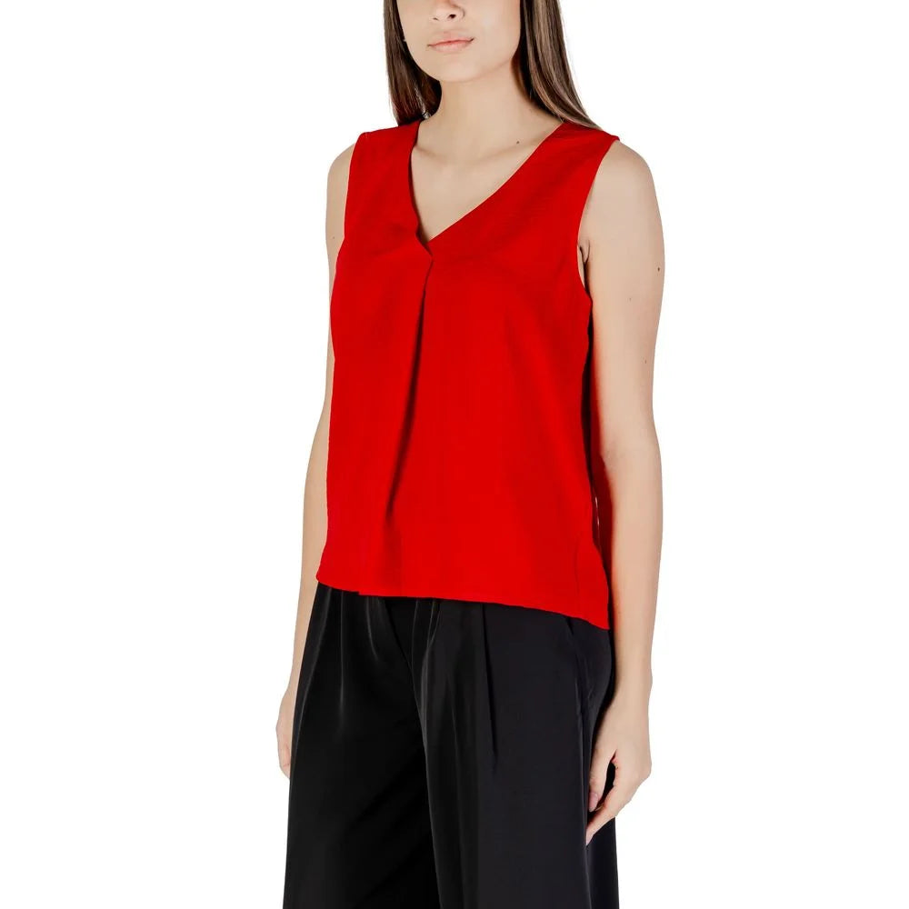 Only Red Recycled Polyester Tank Top - XL - Tank Tops