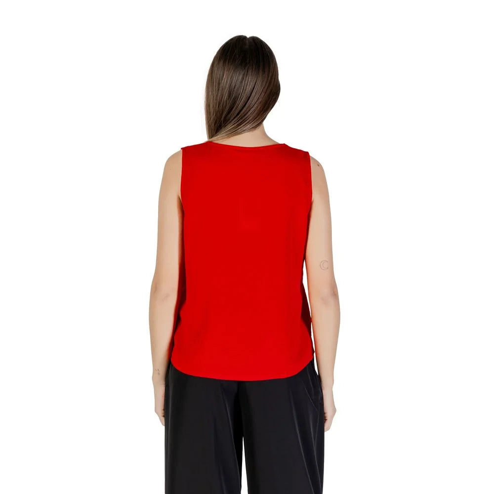Only Red Recycled Polyester Tank Top - XL - Tank Tops
