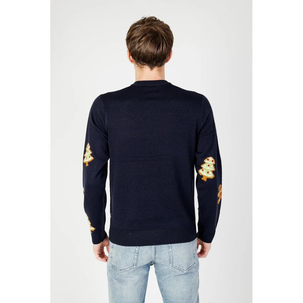 Only & Sons Blue Marabou Sweater - Sweaters