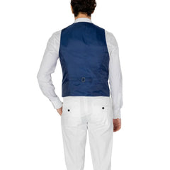 Only & Sons Blue Polyester Waistcoat - Vests