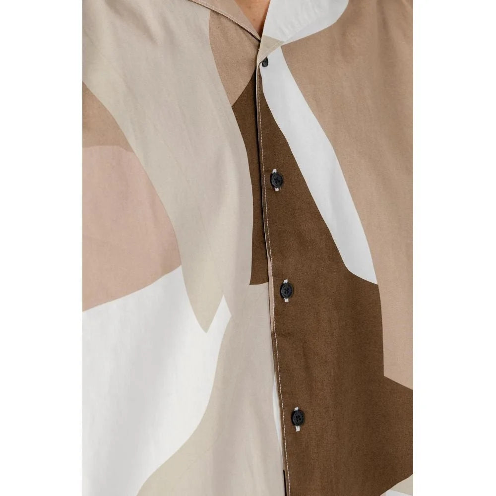 Only & Sons Brown Cotton Shortsleeve - Shirts