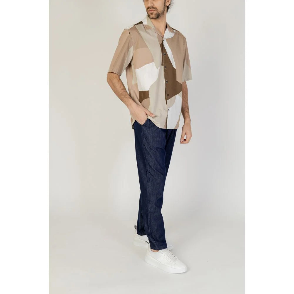 Only & Sons Brown Cotton Shortsleeve - Shirts