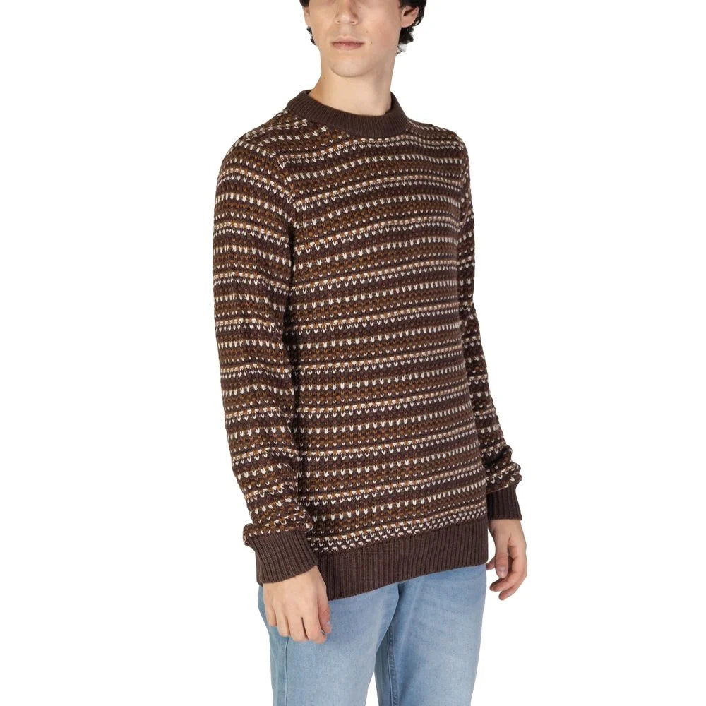Only & Sons Brown Cotton Sweater - Sweaters