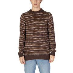 Only & Sons Brown Cotton Sweater - Sweaters
