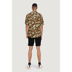 Only & Sons Brown Viscose Shortsleeve - IT44 | S - Shirts