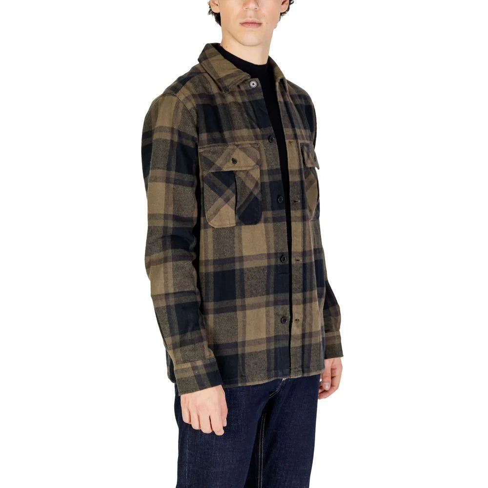 Only & Sons Green Cotton Shirt - Overshirts