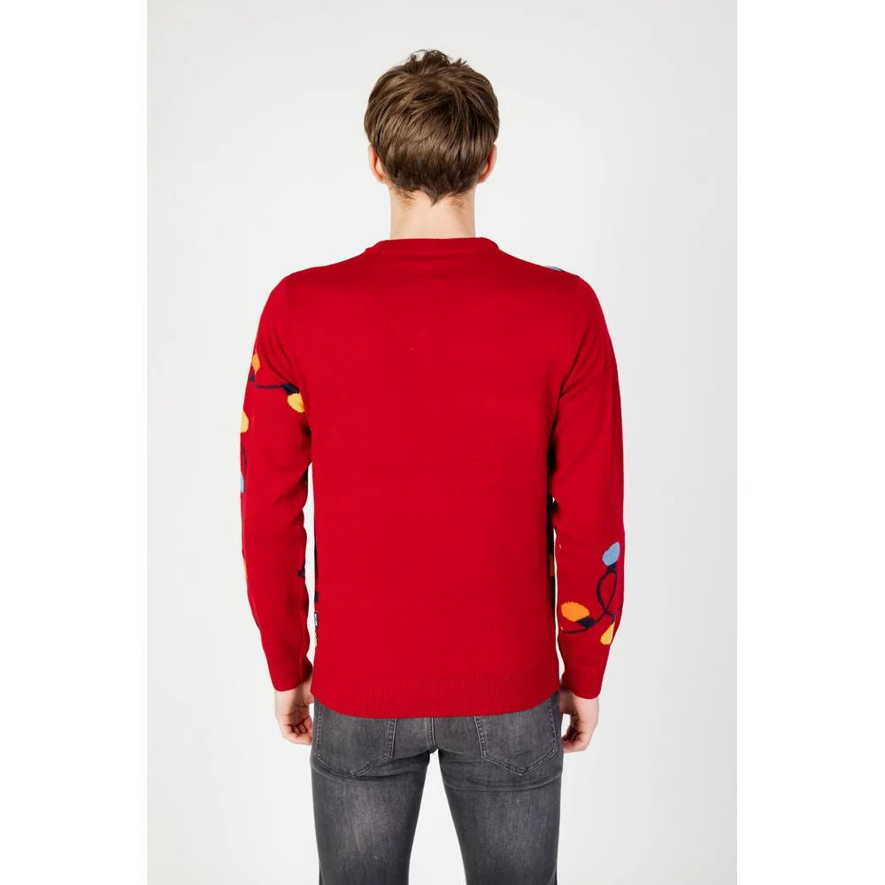 Only & Sons Red Marabou Sweater - Sweaters