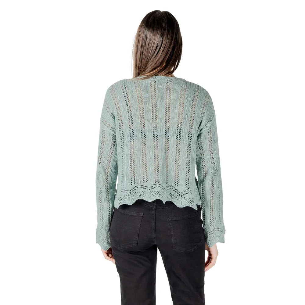 Only Turquoise Recycled Cotton Sportswear - IT44|L