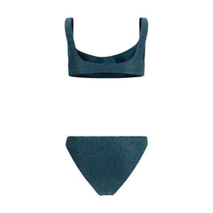 Oséree Blue Polyamide One-Piece Swimsuit - M