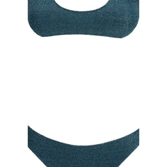 Oséree Blue Polyamide One-Piece Swimsuit - M